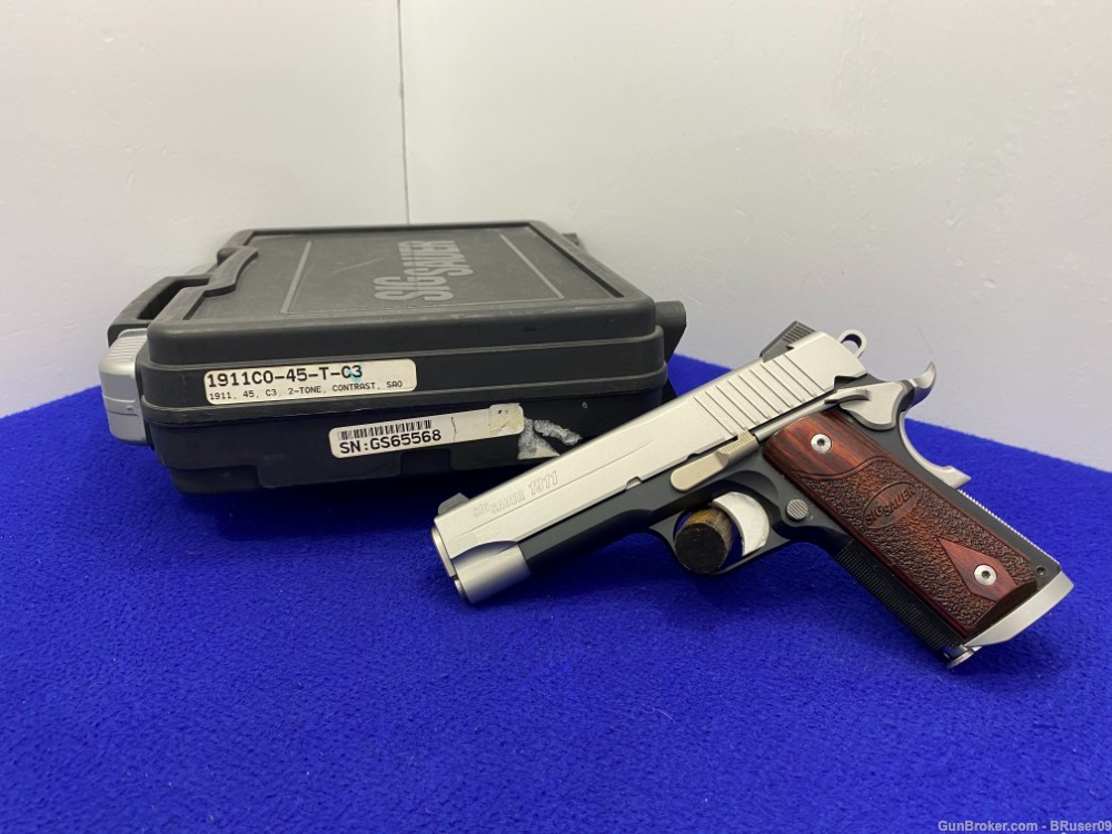 Sig Sauer 1911 C3 .45 ACP Two-Tone 4.2" *LIGHTWEIGHT CARRY MODEL*-img-2