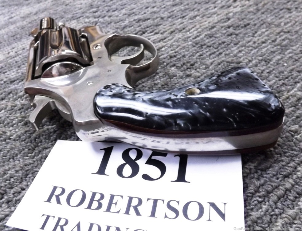 Colt .38 Spl Cobra 2” Nickel Jay Scott Grips 1964 C&R CA OK Revolver -img-16