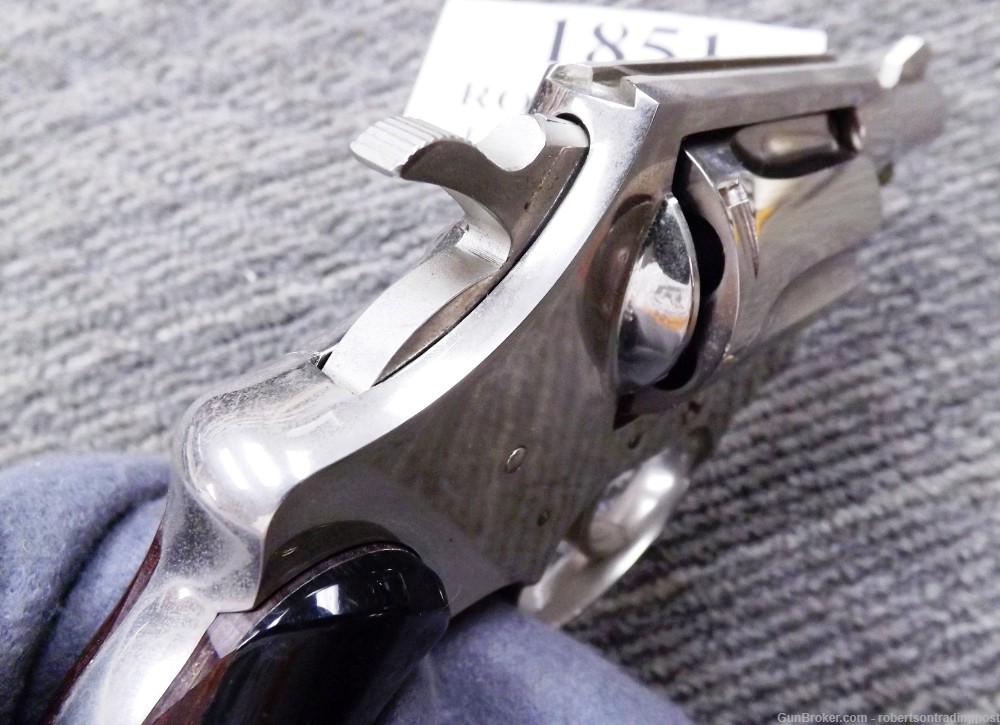 Colt .38 Spl Cobra 2” Nickel Jay Scott Grips 1964 C&R CA OK Revolver -img-2