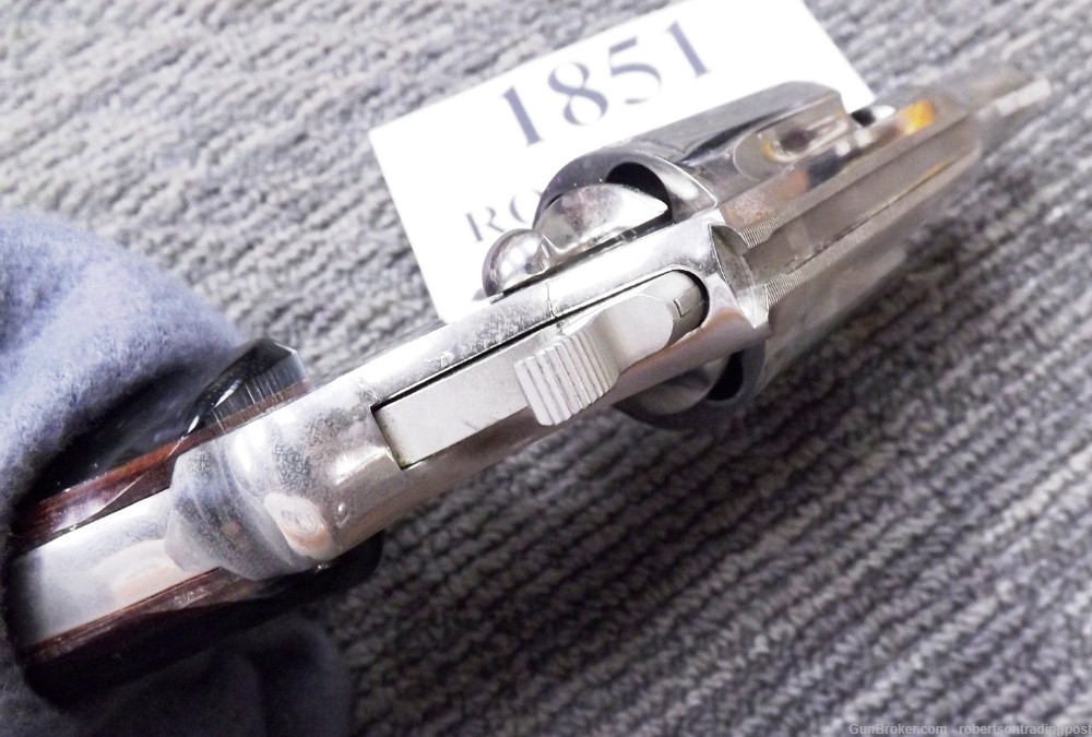 Colt .38 Spl Cobra 2” Nickel Jay Scott Grips 1964 C&R CA OK Revolver -img-7