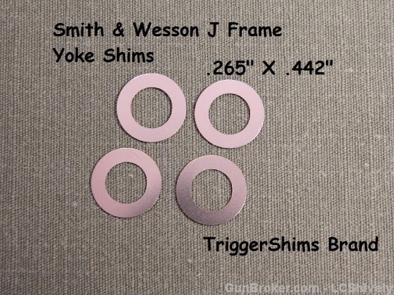 Smith and Wesson J Frame Yoke Shims - Bearings USA 4 Pak-img-0