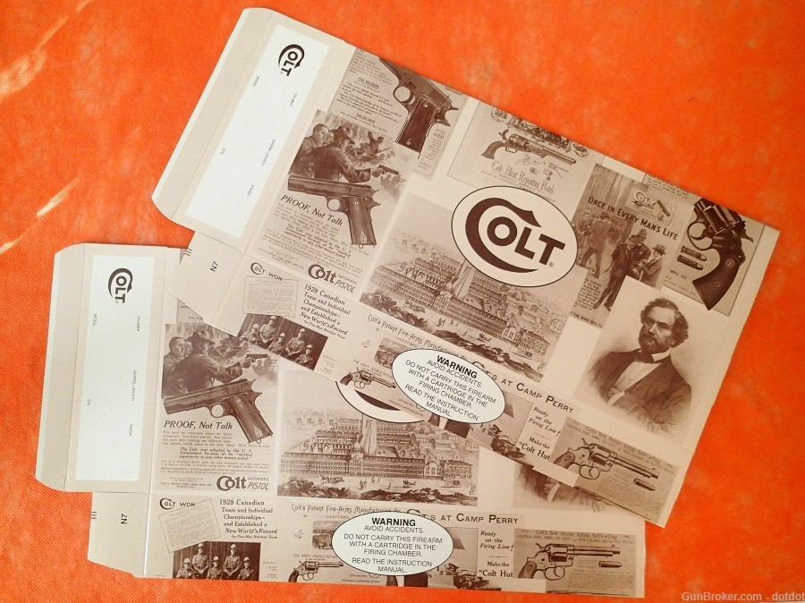 2 Original Colt Factory “Picture” Boxes-img-0