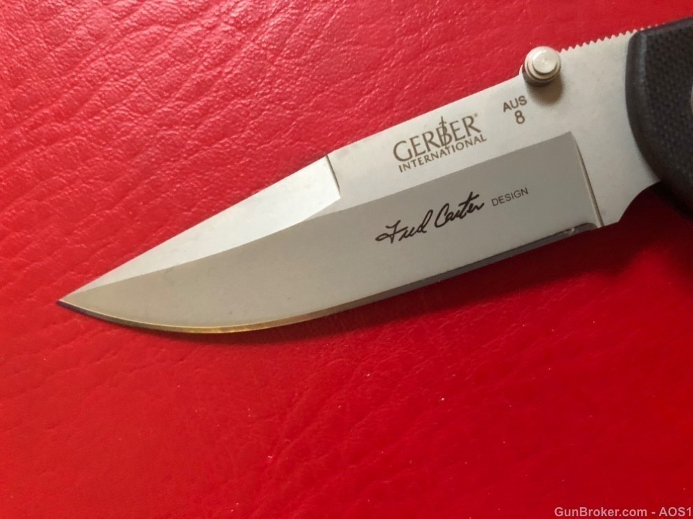 Gerber Legendary Blades Carter I AUS8 First Production Run Knife 05857 NIB-img-3