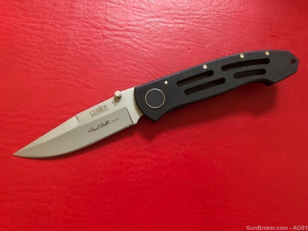 Gerber Legendary Blades Carter I AUS8 First Production Run Knife 05857 NIB-img-1