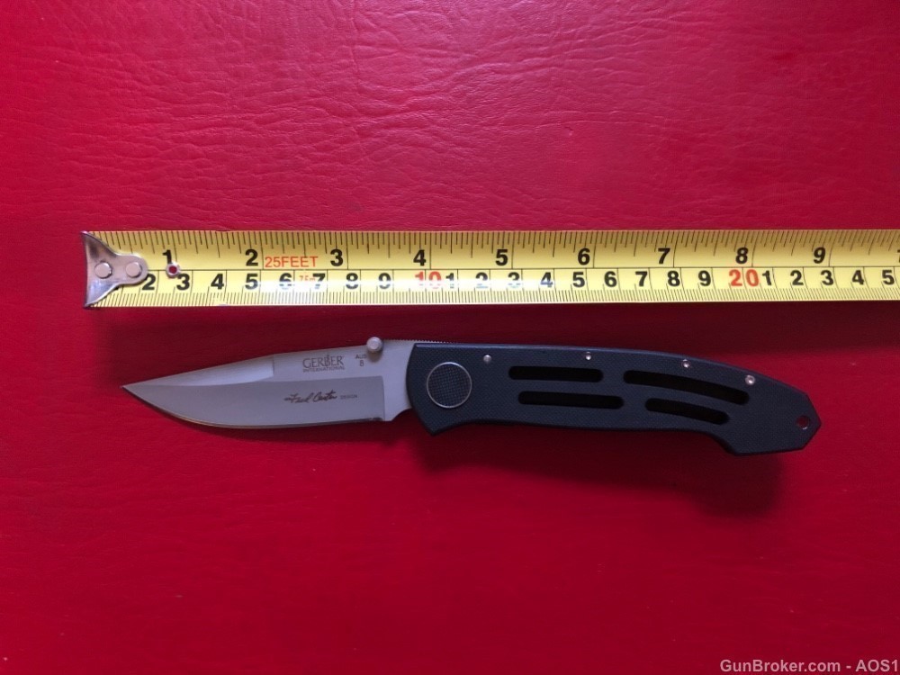 Gerber Legendary Blades Carter I AUS8 First Production Run Knife 05857 NIB-img-10