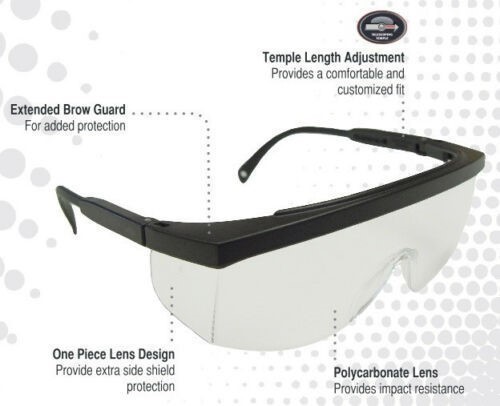 RADIANS Galaxy Safety Glasses Silver Mirror Lens-img-0