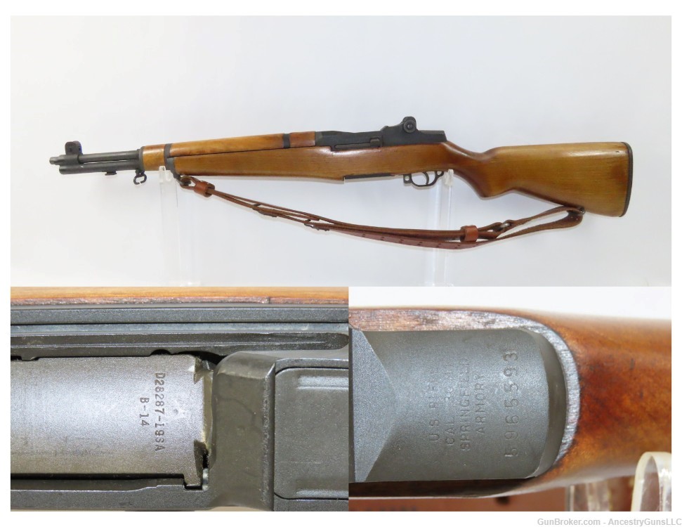“TANKER” U.S. SPRINGFIELD ARMORY M1 GARAND 7.62x51 NATO Rifle C&R .308 1956-img-0