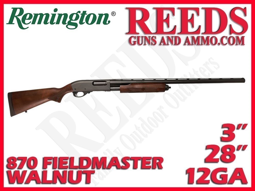 Remington 870 Fieldmaster Walnut Blued 12 Ga 3in 28in R68864-img-0