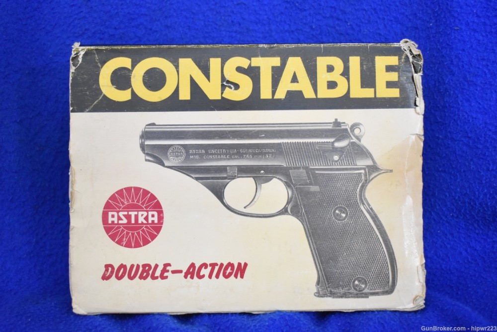 Astra Constable .22 LR Nickel finish in original box excellent condition -img-24