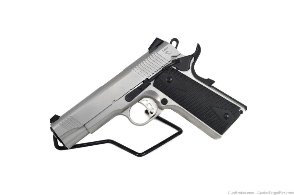 Tisas 1911 Carry SS45 .45 ACP SDS Imports Stainless Steel 4.25" Barrel -img-2
