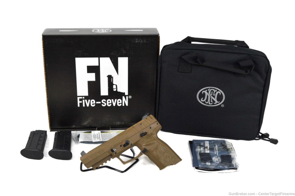 FN Five-seveN 5.7x28mm MRD FDE Optic Ready 20+1 FN Five Seven 845737015145-img-2