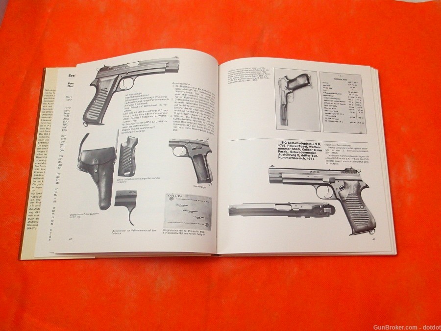 Sig P210, 220,225 Reference Book Die SIG Pistolen, H.P.Doebeli-img-4