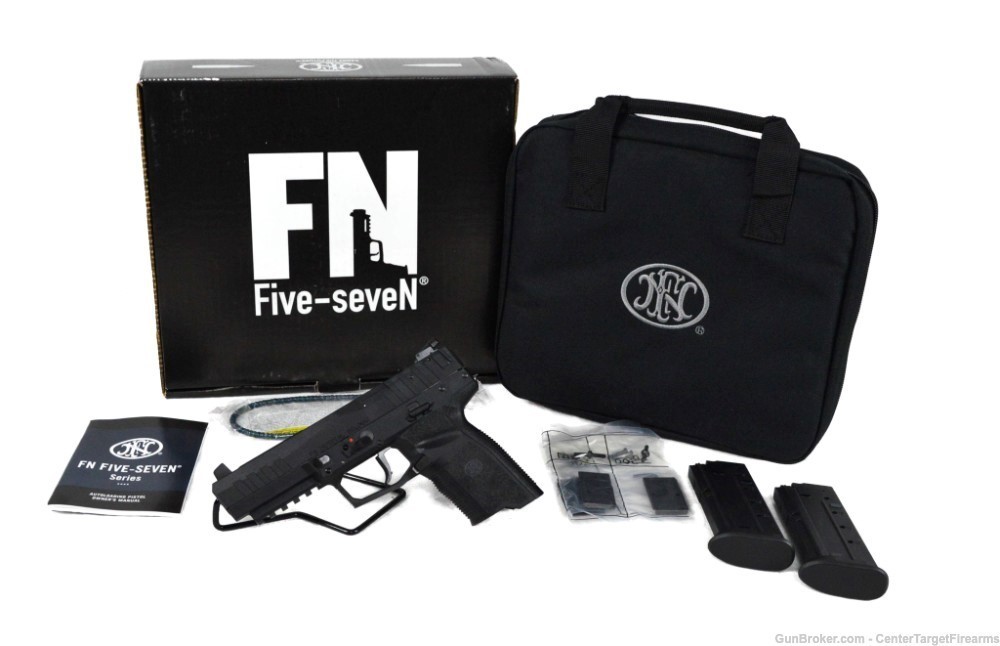 FN Five-seveN 5.7x28mm MRD BLK Optic Ready 20+1 FN Five Seven 845737015046-img-1