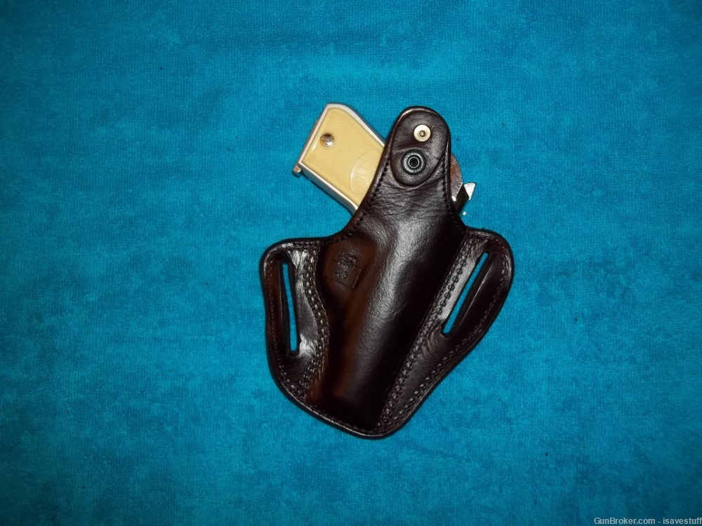 Walther PPK  NOS Desantis Left Hand Thumb Break Leather Holster .380 32ACP-img-1
