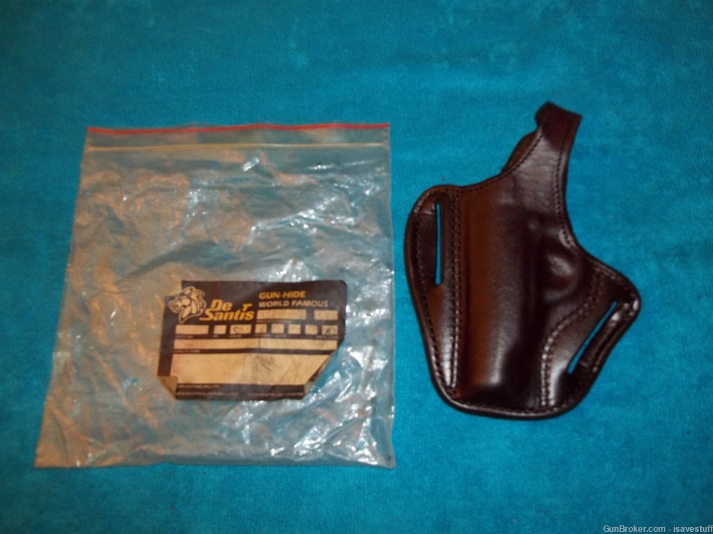 Walther PPK  NOS Desantis Left Hand Thumb Break Leather Holster .380 32ACP-img-2