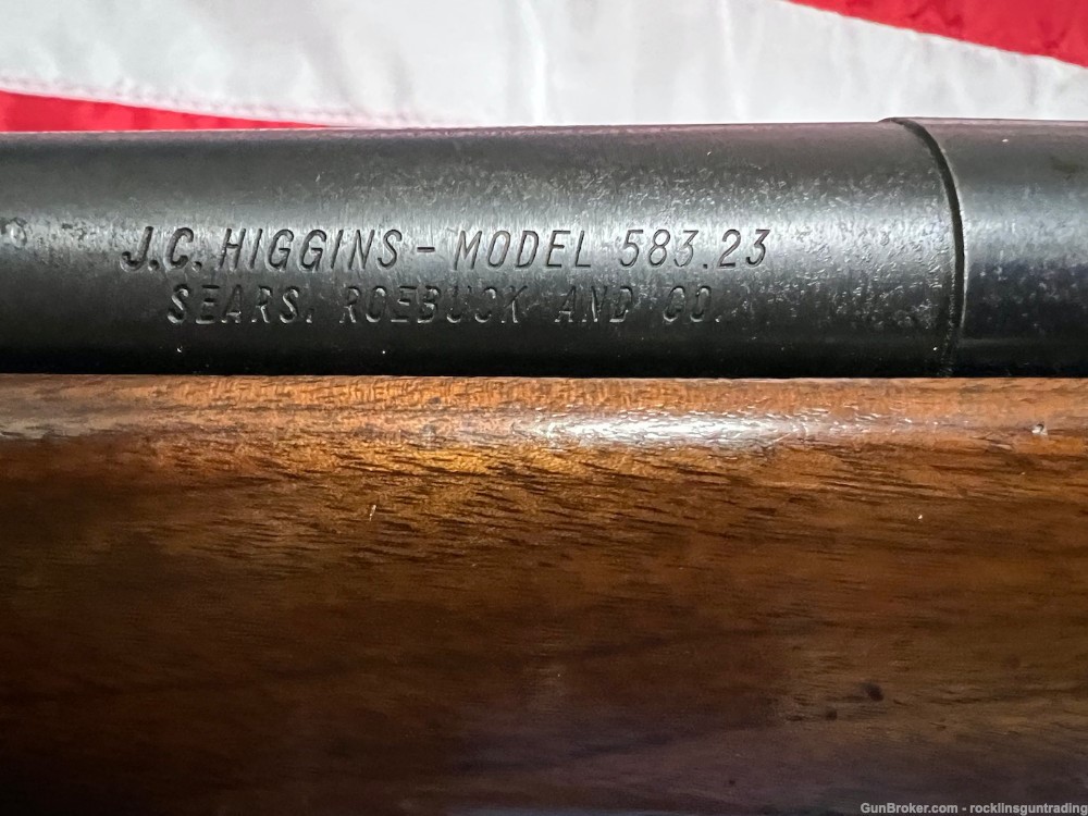 J.C. Higgins Model 583.23 12 Ga. Bolt Action Shotgun Sears & Roebuck-img-4