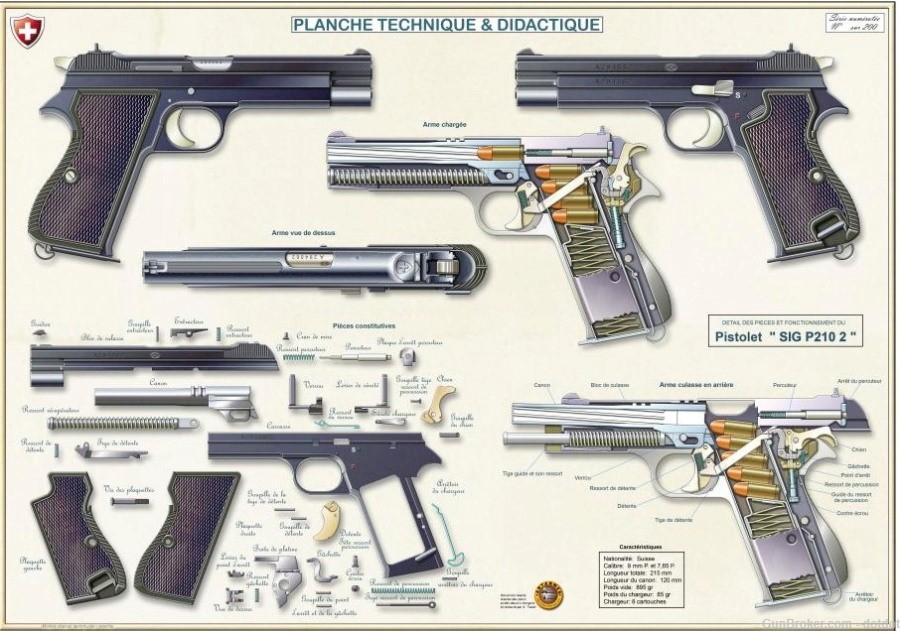 Laminated Poster of the Sig P210, 1 of 200 -img-5