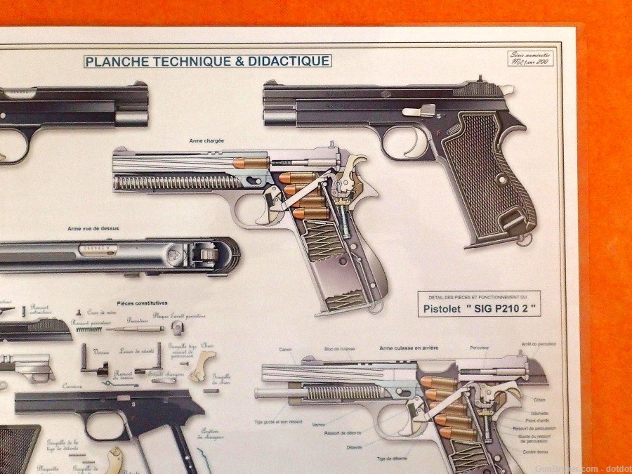 Laminated Poster of the Sig P210, 1 of 200 -img-1