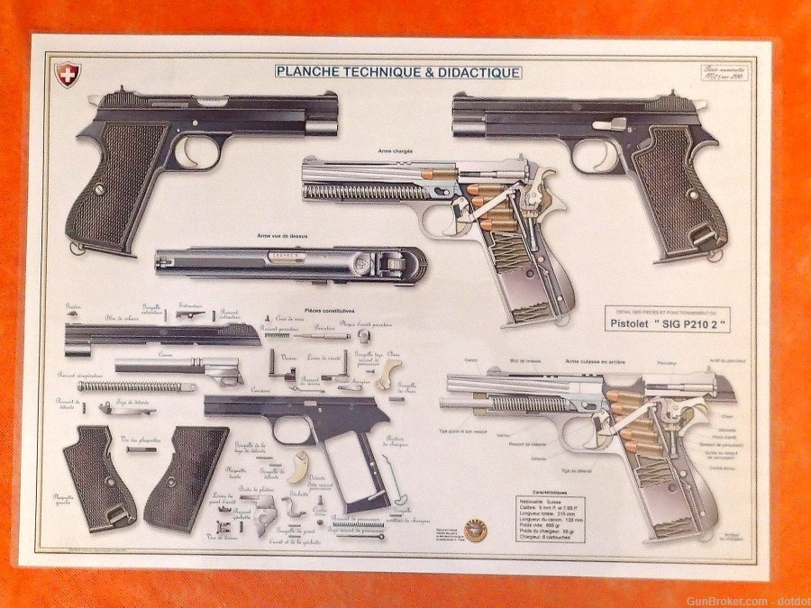 Laminated Poster of the Sig P210, 1 of 200 -img-0