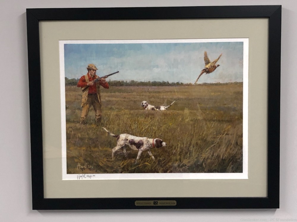 “Pheasant Hunter” by Western Artist Frank Hagel