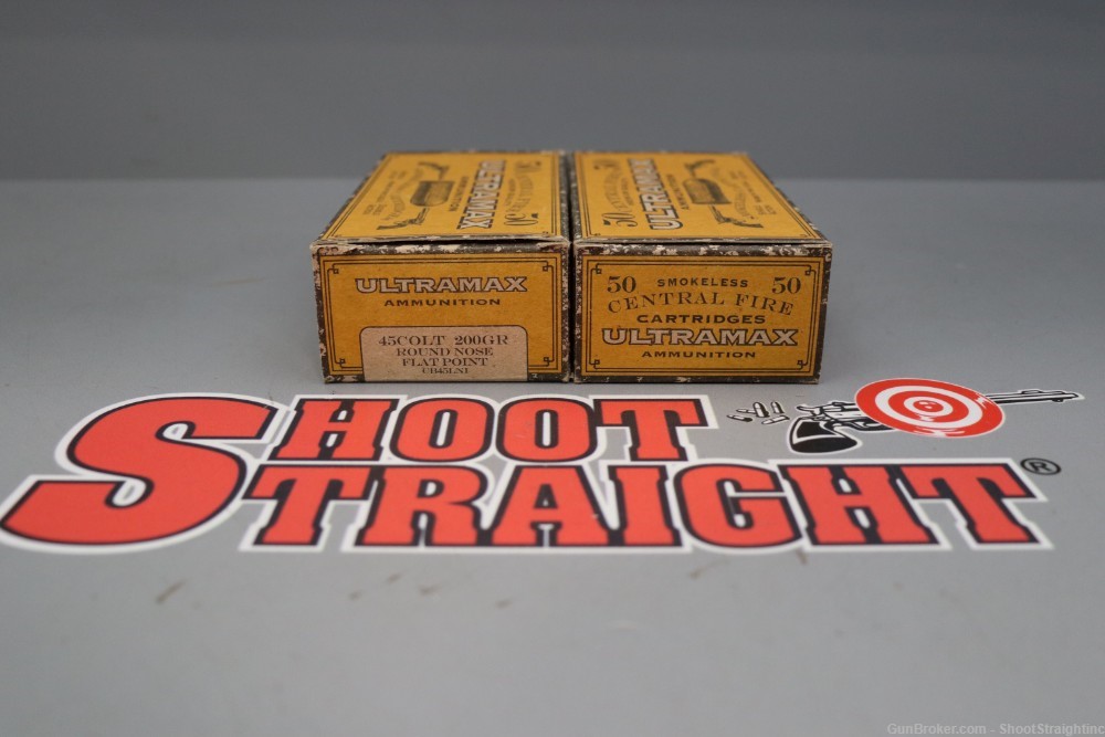 Lot o' 100-Rounds .45 Colt Ultramax Cowboy Action 200gr Ammunition -img-3