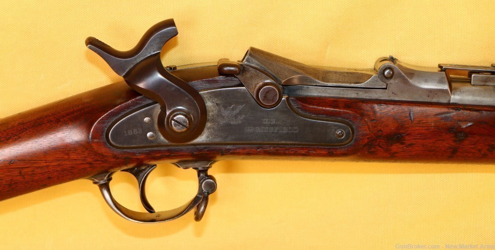 Rare Springfield Model 1870 .50-70 Trapdoor Rifle, 3rd Prod Run-img-8