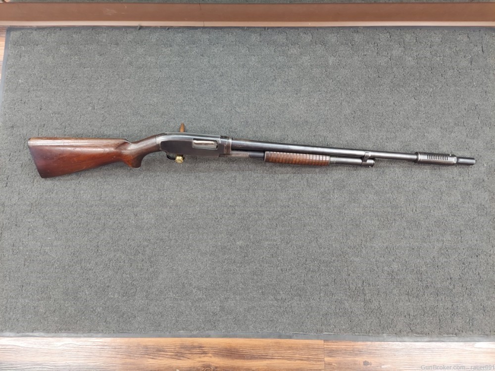 Winchester Model 12 Pump Action Shotgun 12GA  28"BBL with Lyman CUTTS Choke-img-0