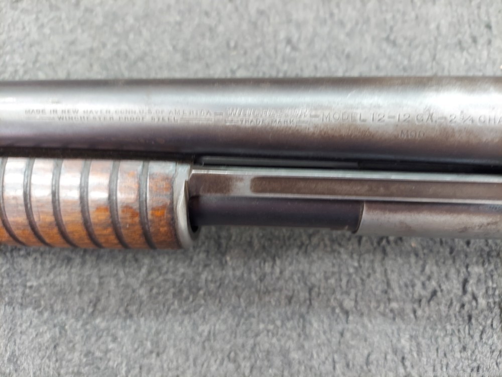 Winchester Model 12 Pump Action Shotgun 12GA  28"BBL with Lyman CUTTS Choke-img-2