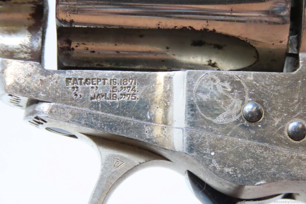 NICKEL & PEARL COLT Model 1877 LIGHTNING .38 Revolver C&R DOC HOLLIDAY 1906-img-6