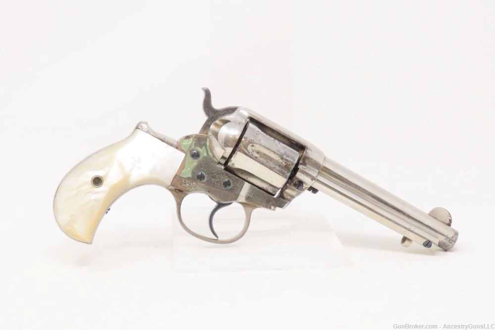 NICKEL & PEARL COLT Model 1877 LIGHTNING .38 Revolver C&R DOC HOLLIDAY 1906-img-17