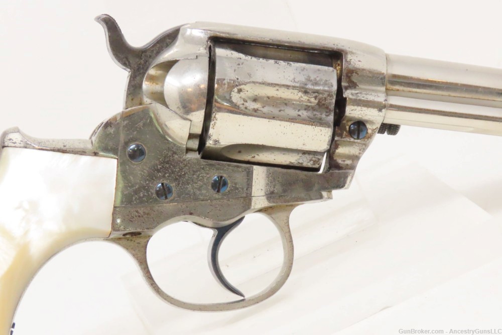 NICKEL & PEARL COLT Model 1877 LIGHTNING .38 Revolver C&R DOC HOLLIDAY 1906-img-19