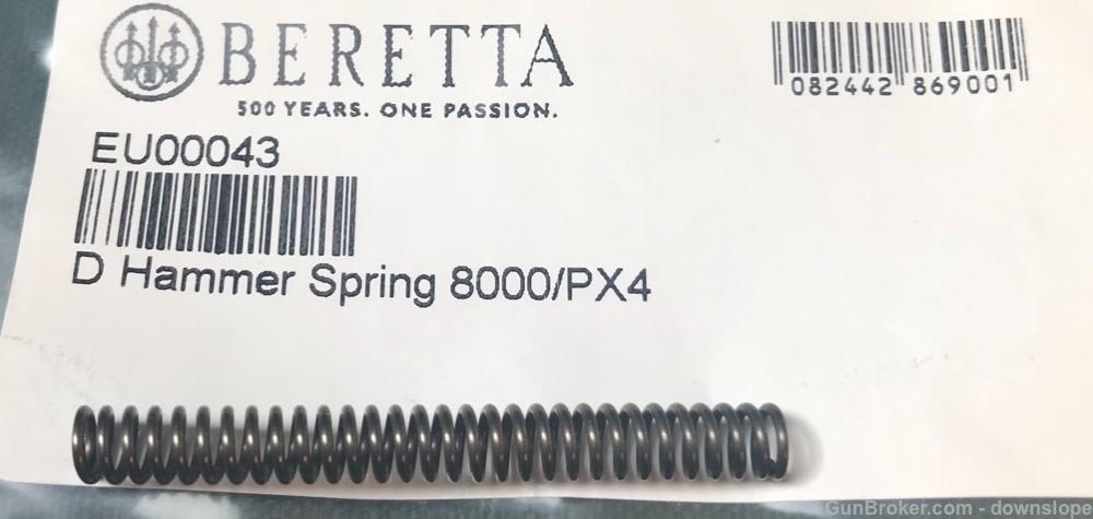 Beretta "D" HAMMER SPRING- PX4 & COUGAR 8000 8040 8357 8045 EU00043 92FS-img-0