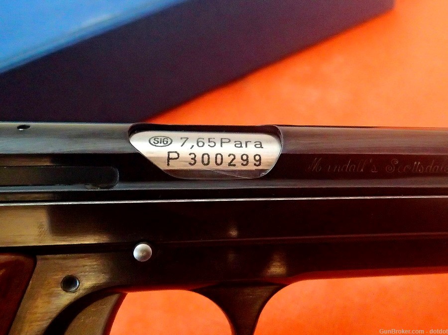 Rare Sig P210-6, Factory High Polished Finish-img-7