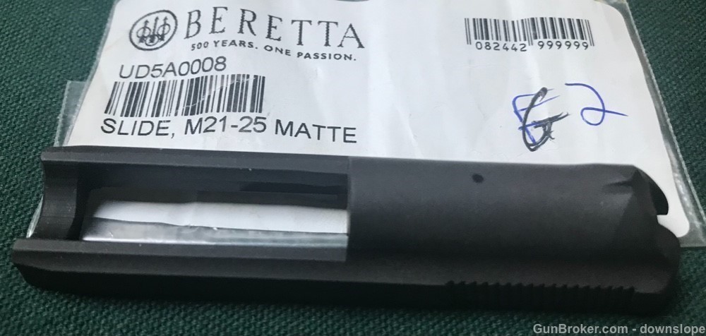 M21 Beretta Factory NEW stripped SLIDE .25 ACP only G2-img-0
