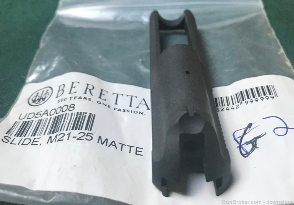 M21 Beretta Factory NEW stripped SLIDE .25 ACP only G2-img-3