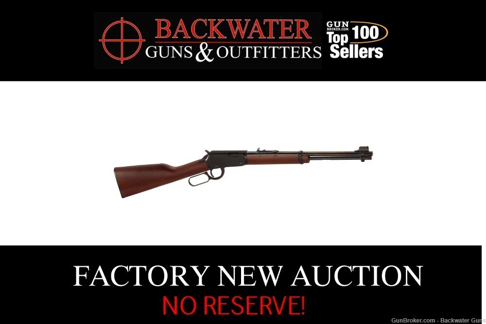 FACTORY NEW HENRY CLASSIC LEVER ACTION YOUTH .22 RIFLE NO RESERVE!-img-0