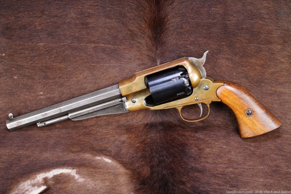  Richland Arms 1858 Remington Replica .44 Cal Percussion Revolver, Antique-img-3