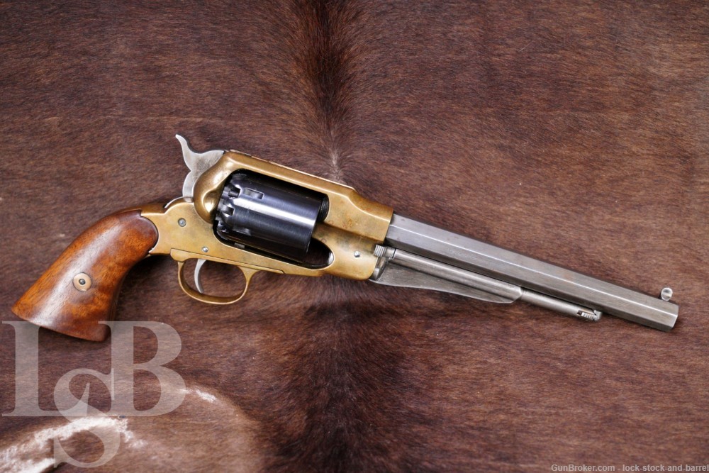  Richland Arms 1858 Remington Replica .44 Cal Percussion Revolver, Antique-img-0