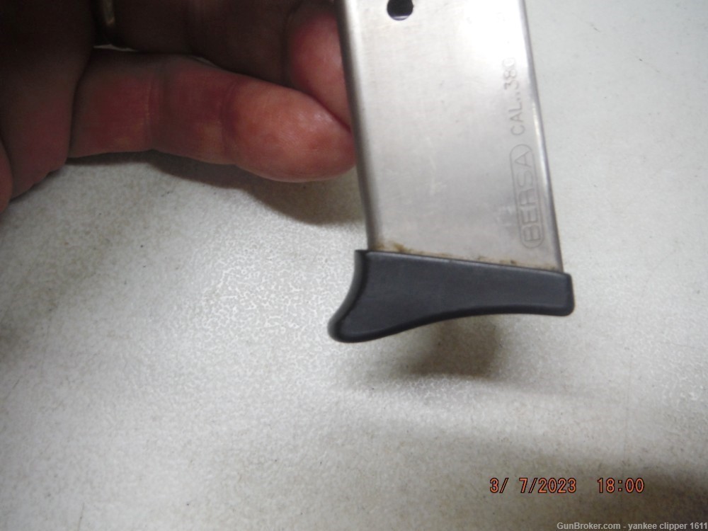 FACTORY Stainless Bersa Thunder 95 380 ACP 7Rd Like New, Check Pictures-img-6