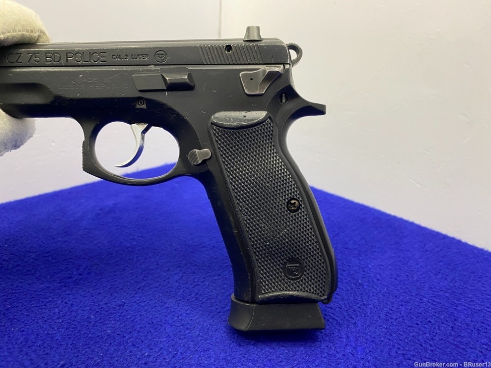 2014 CZ 75 BD Police 9mm Luger 4 1/2" *POPULAR MILITARY/POLICE PISTOL*-img-37