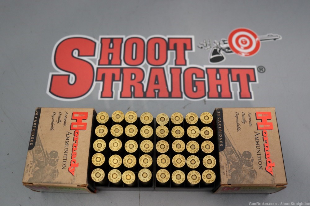Lot o' 40-Rounds .454 Casull Hornady Custom XTP MAG Ammunition-img-4