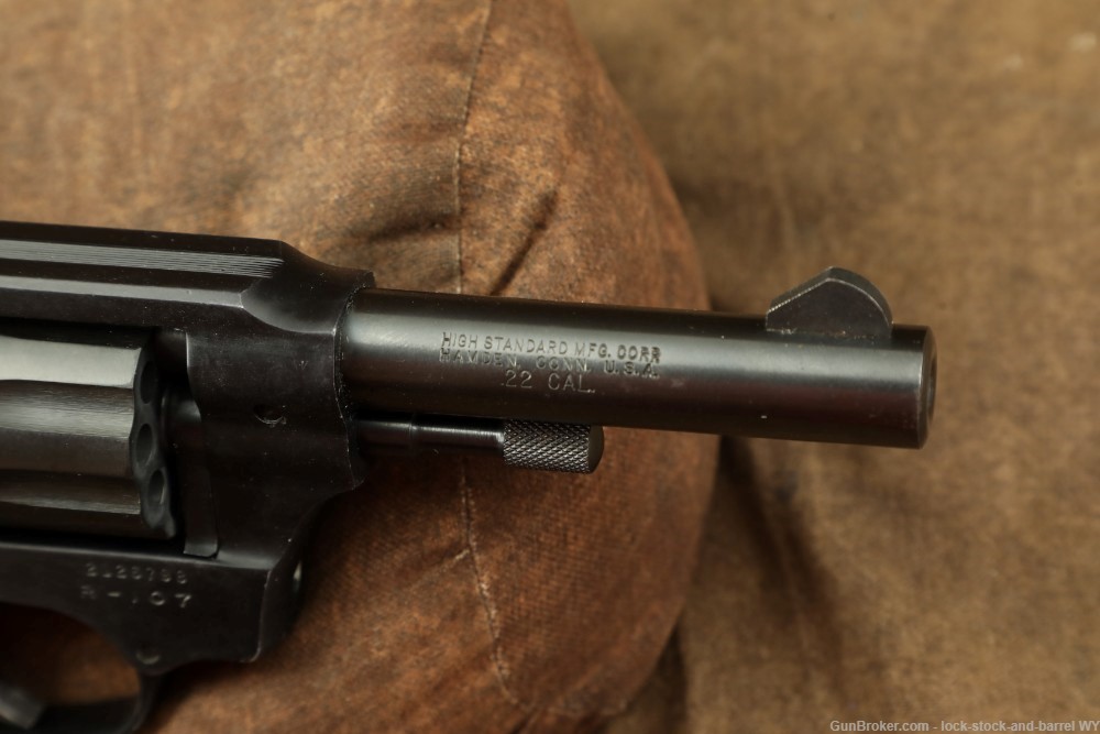 High Standard Sentinel Deluxe R-107 .22 LR 4” SA/DA 9-Shot Revolver C&R-img-18