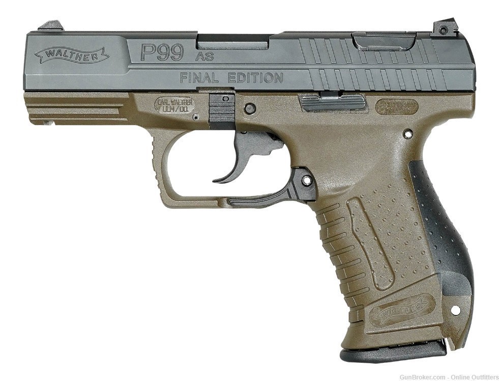 Walther Arms P99 Final Edition 9mm 4" 15+1 ODG Walther 2874172 STORE DEMO-img-0