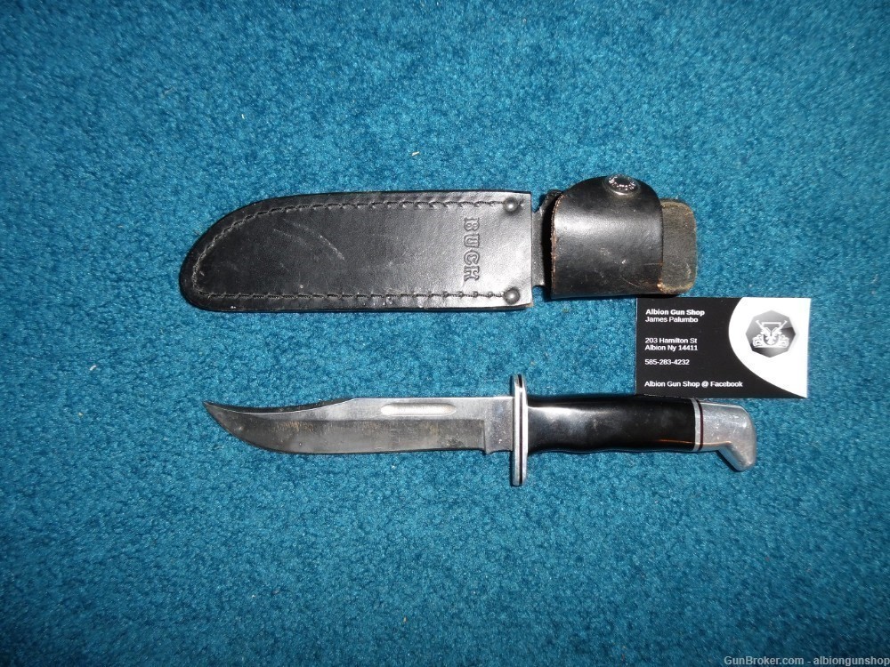 buck knife model 119 made in usa-img-0