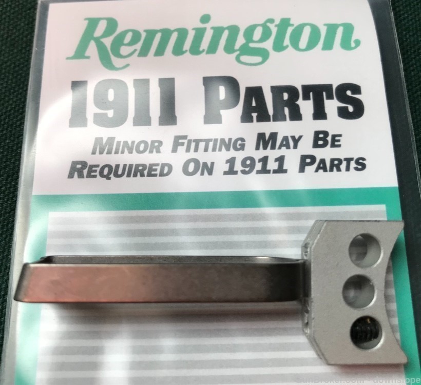 Remington 1911 3 HOLE * ADJUSTABLE * TRIGGER serrated silver 80 series-img-1