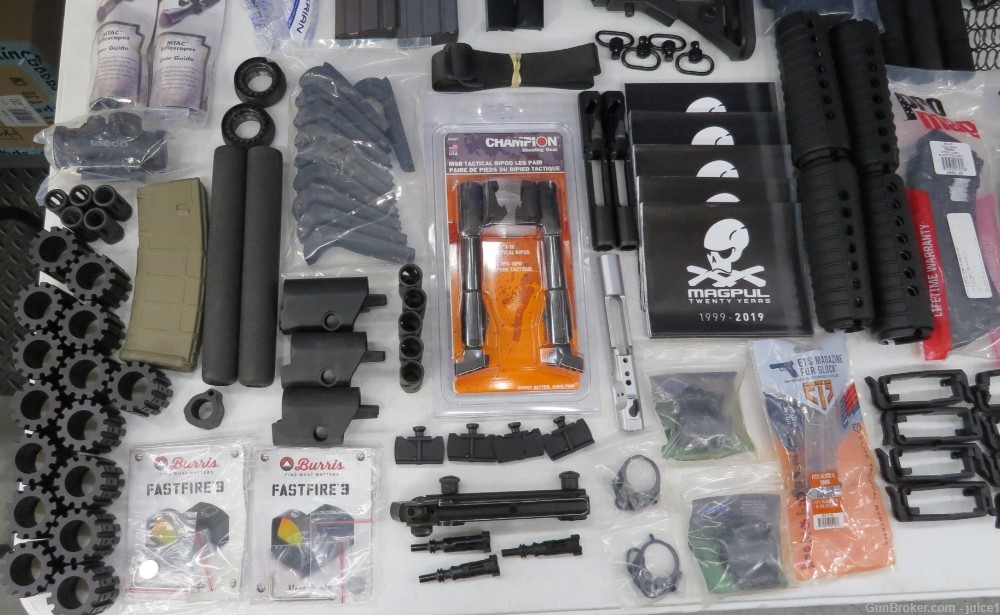 ULTIMATE AR BUILDER PARTS TABLE - AR15 AR10 - MAGPUL, YHM, AMEND2, THORDSEN-img-2