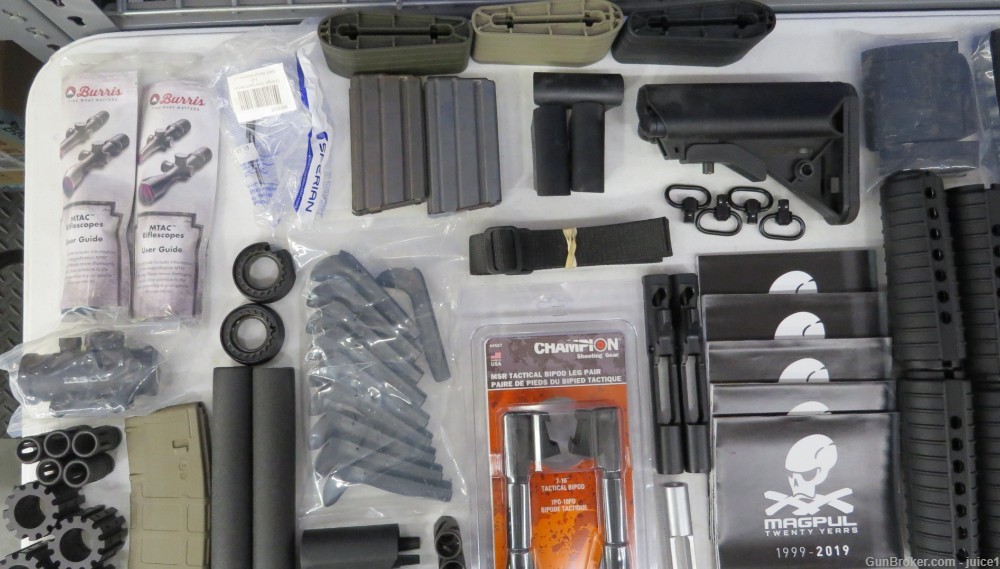 ULTIMATE AR BUILDER PARTS TABLE - AR15 AR10 - MAGPUL, YHM, AMEND2, THORDSEN-img-1