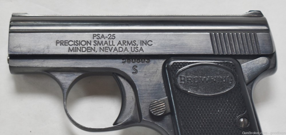 PRECISION SMALL ARMS PSA-25 "BABY BROWNING" .25 ACP PENNY SALE -img-2