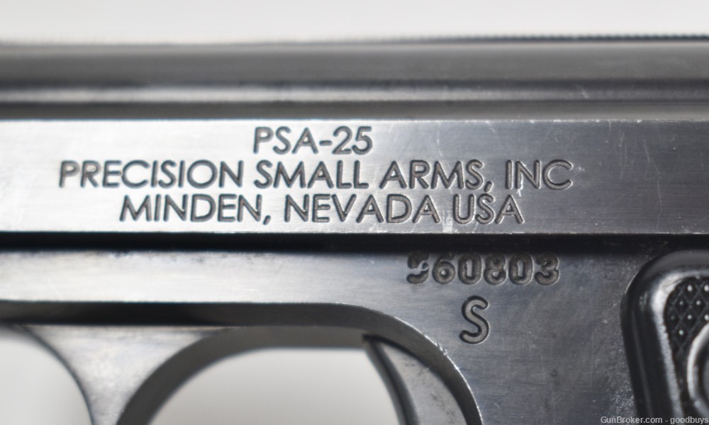 PRECISION SMALL ARMS PSA-25 "BABY BROWNING" .25 ACP PENNY SALE -img-16