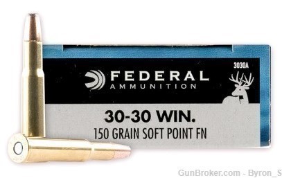 20rds Federal Power Shok™ .30-30 WIN 150gr SP FN 3030A + FAST SHIPPING-img-1